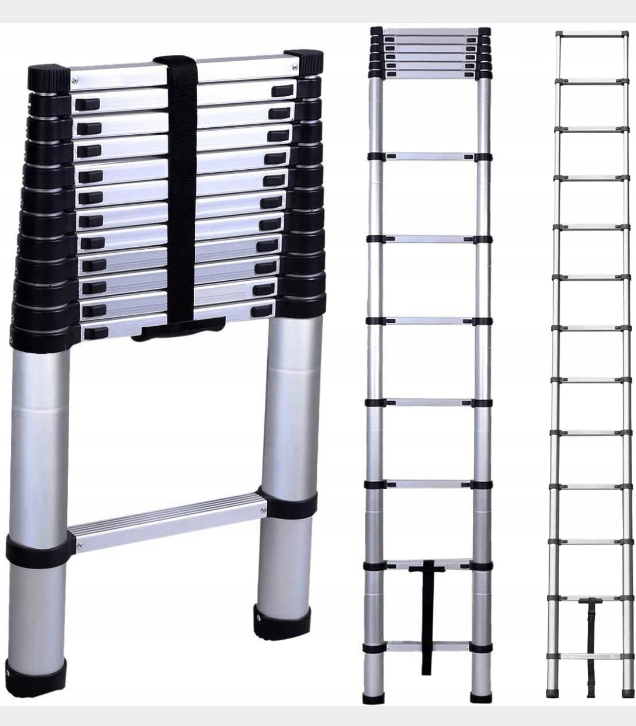 Folding Telescopic Ladder 4.4M 150kg with Hakiems