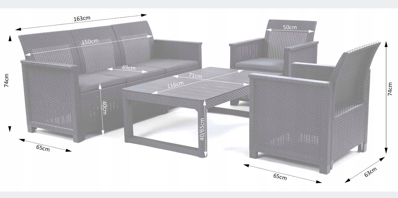 A set of garden furniture BazDu