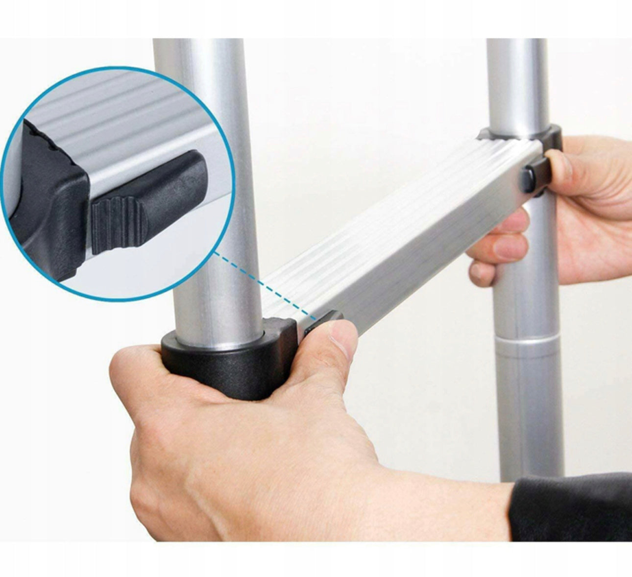 High Quality 4m Aluminum Telescopic Ladder