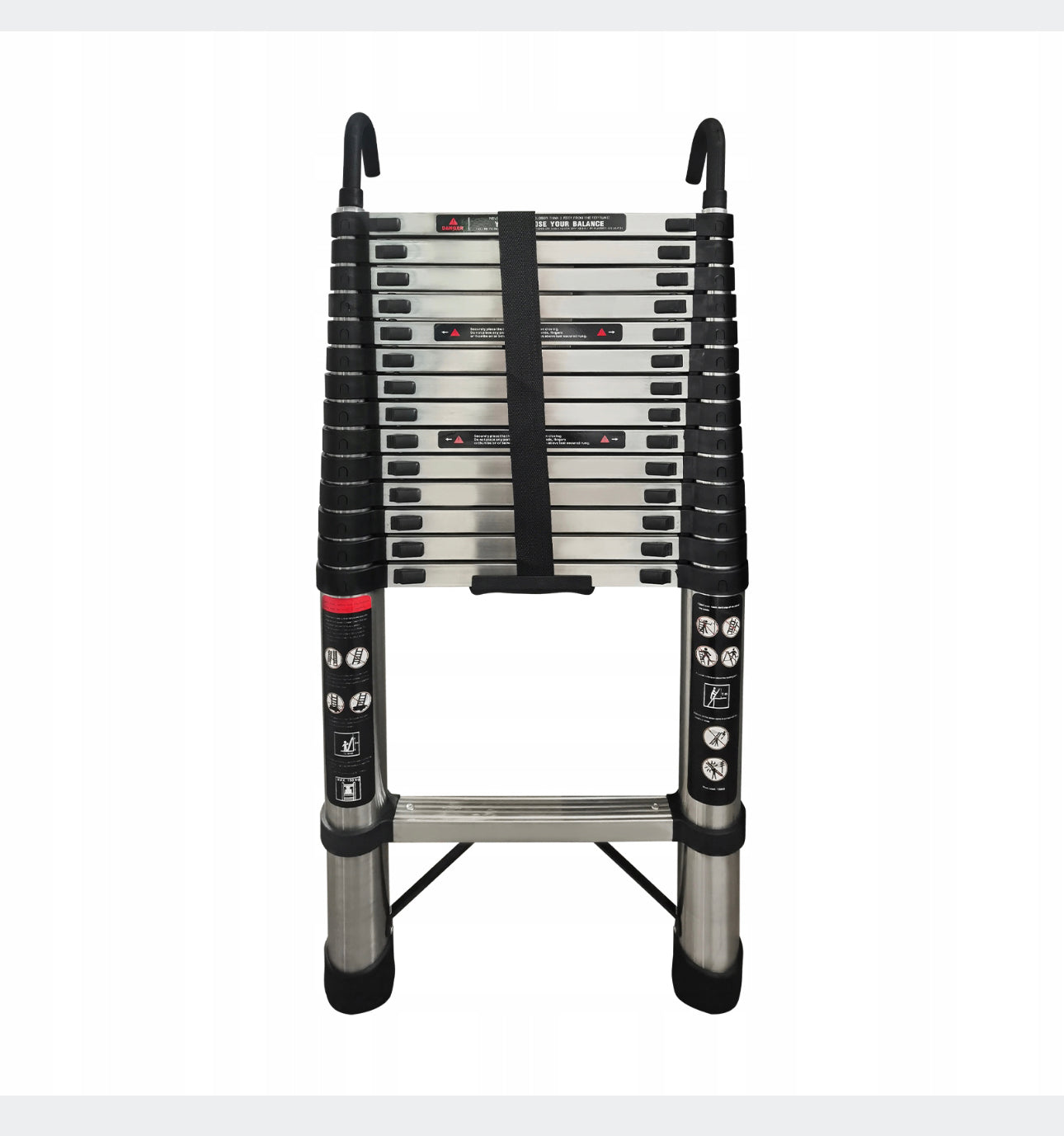 Folding Telescopic Ladder 4.4M 150kg with Hakiems