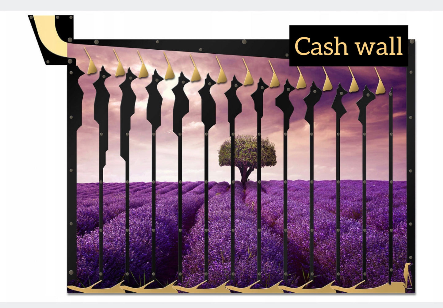 Cash wall moneybox