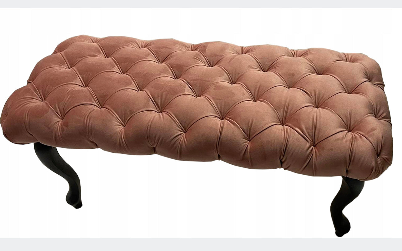 Bench without storage, Upholstered