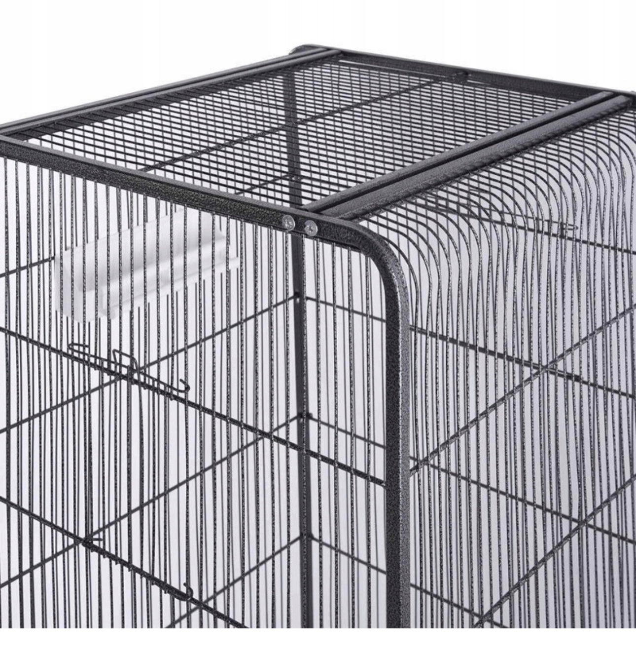 Aviary/cage 54 x 54 x 146 cm black