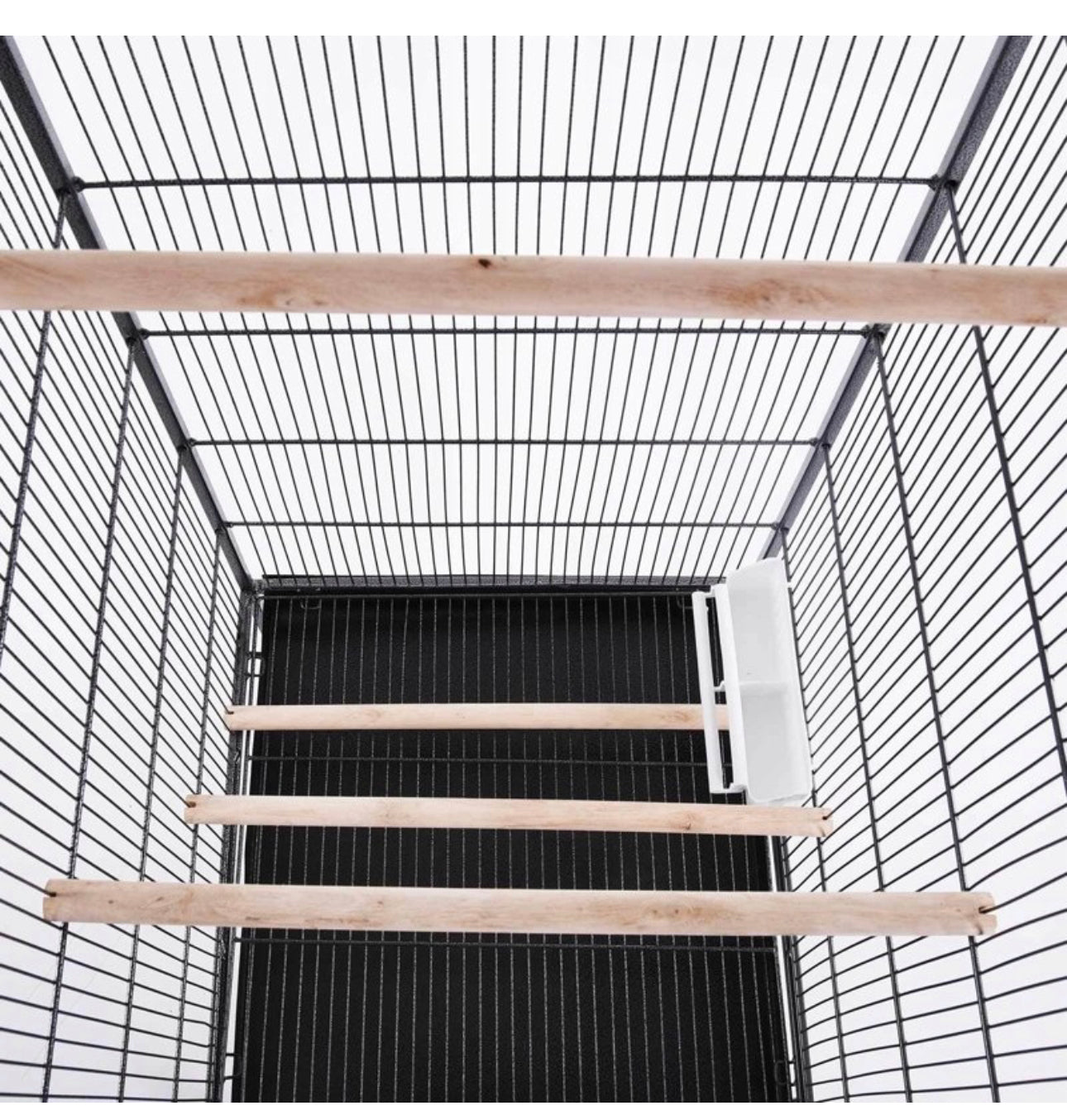 Aviary/cage 54 x 54 x 146 cm black