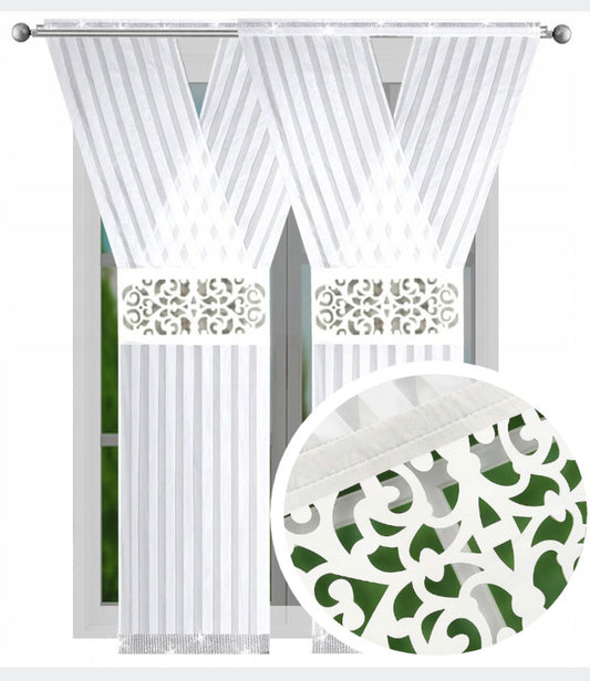 Curtain display panel veil 250 x 120 cm