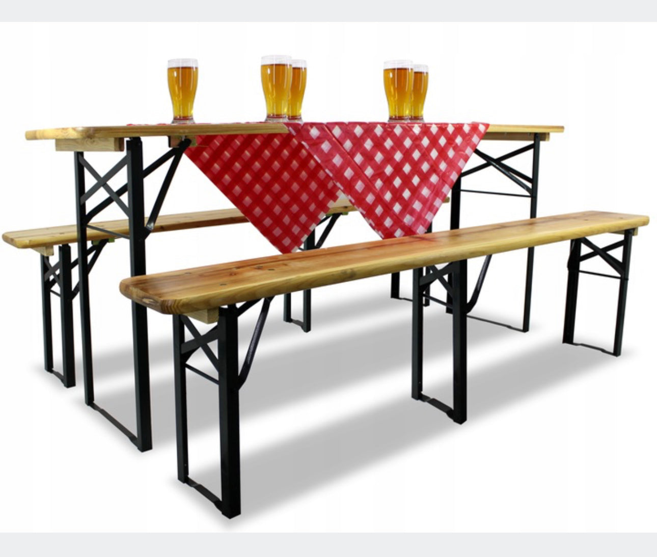 table and benches