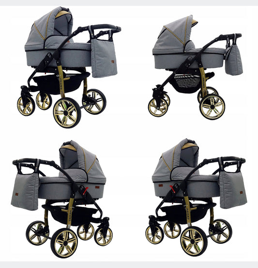 Black and gold 3in1 stroller