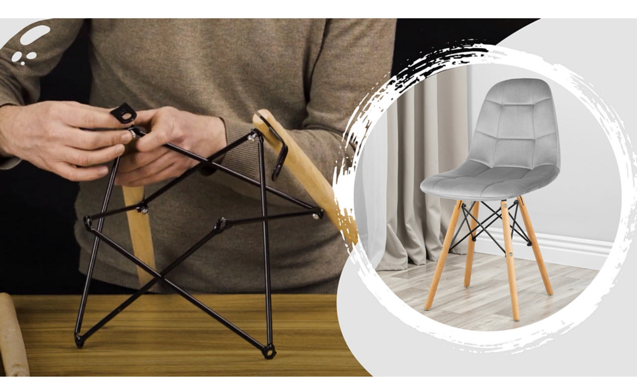 set of 4 chairs and a table
