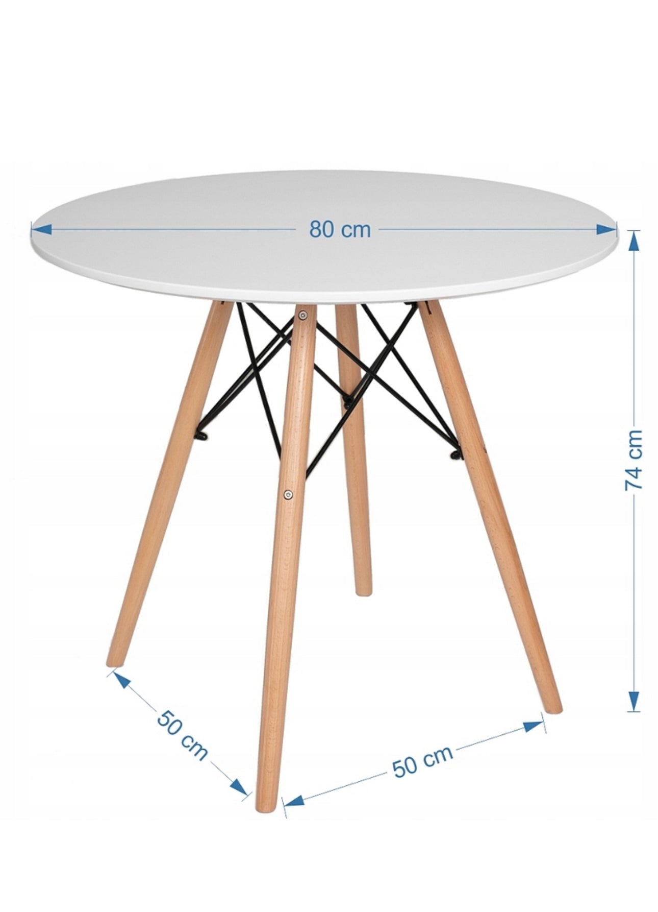 set of 4 chairs and a table