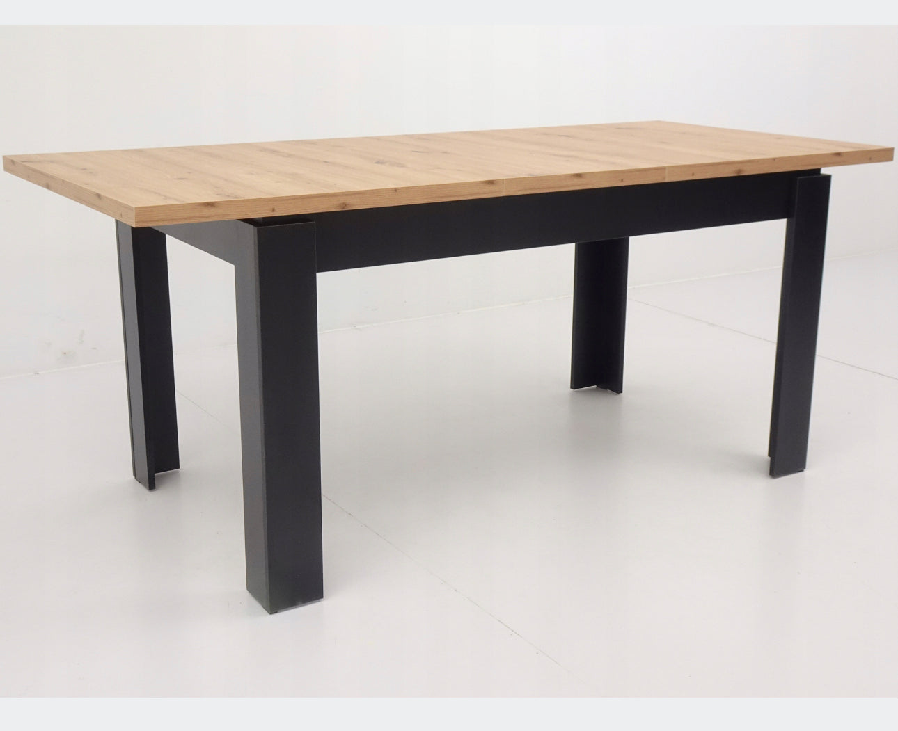 Complete table rectangular 140 x 80 cm chairs 8 pieces