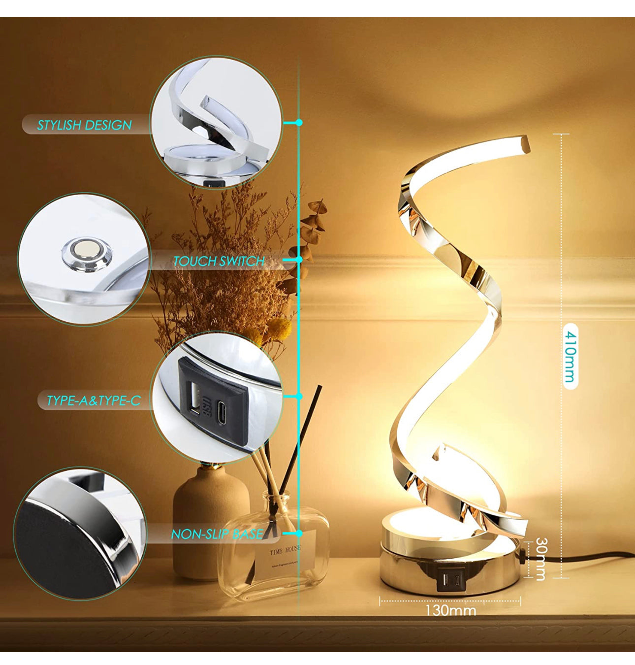 Set of 2 table lamps
