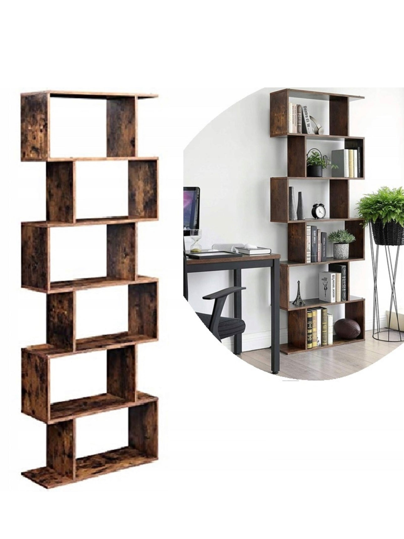 Bookcase, vintage wooden