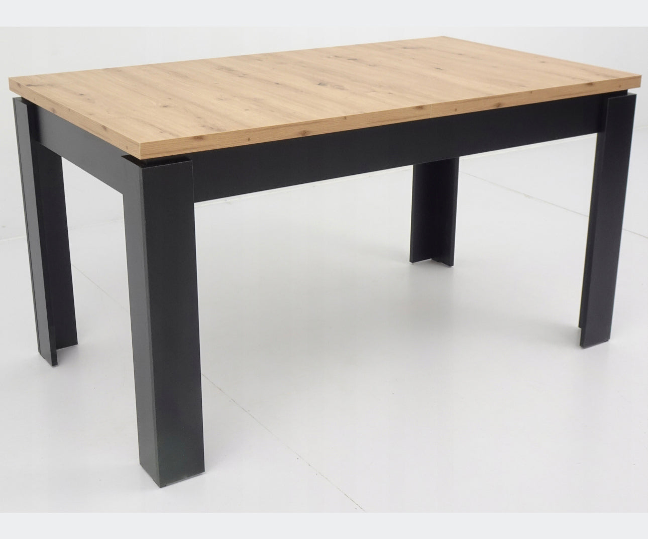 Complete table rectangular 140 x 80 cm chairs 8 pieces